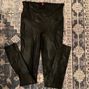 Spanx faux leather leggings